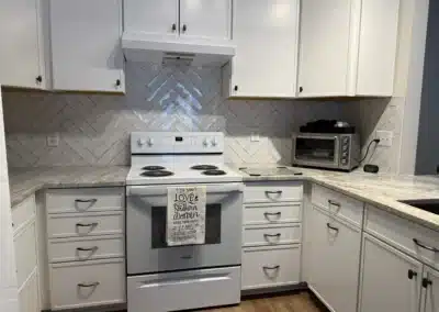 Herringbone Kitchen Backsplash
