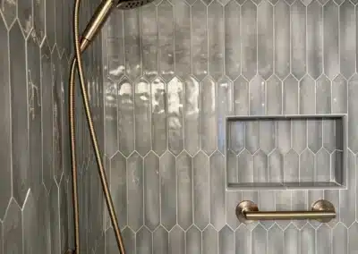 Shower Tile Hardware Shot